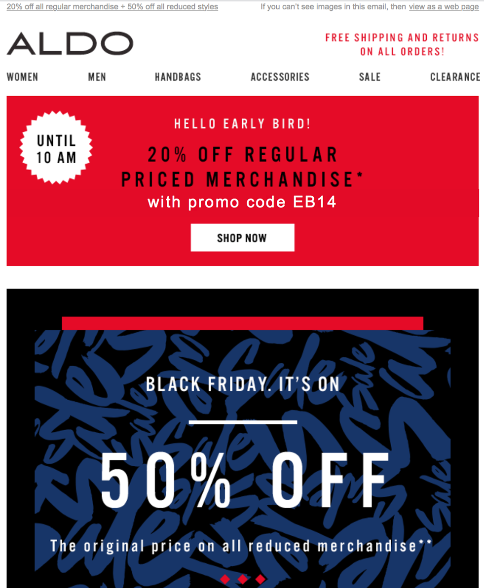 48  Aldo shoes black friday promo code in Style