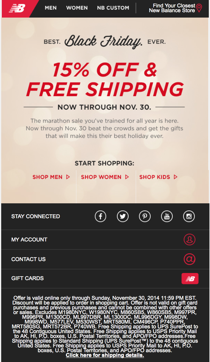 new balance outlet black friday