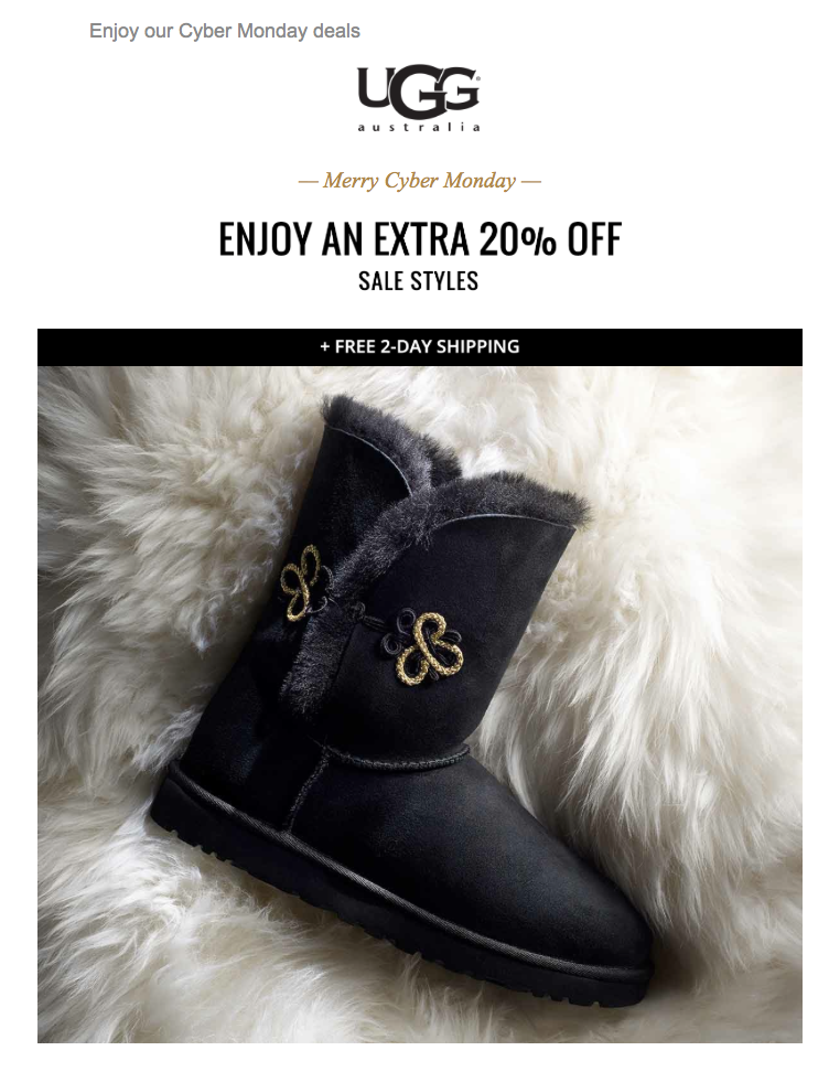 cyber monday 2018 uggs