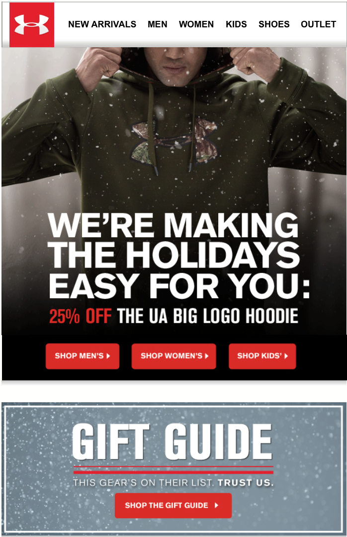 under armour cold gear cyber monday
