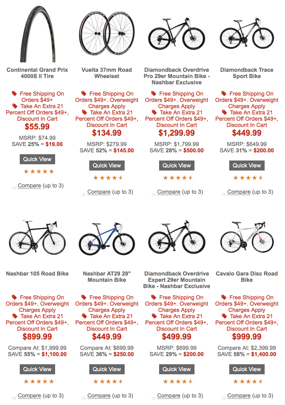 bike nashbar coupon