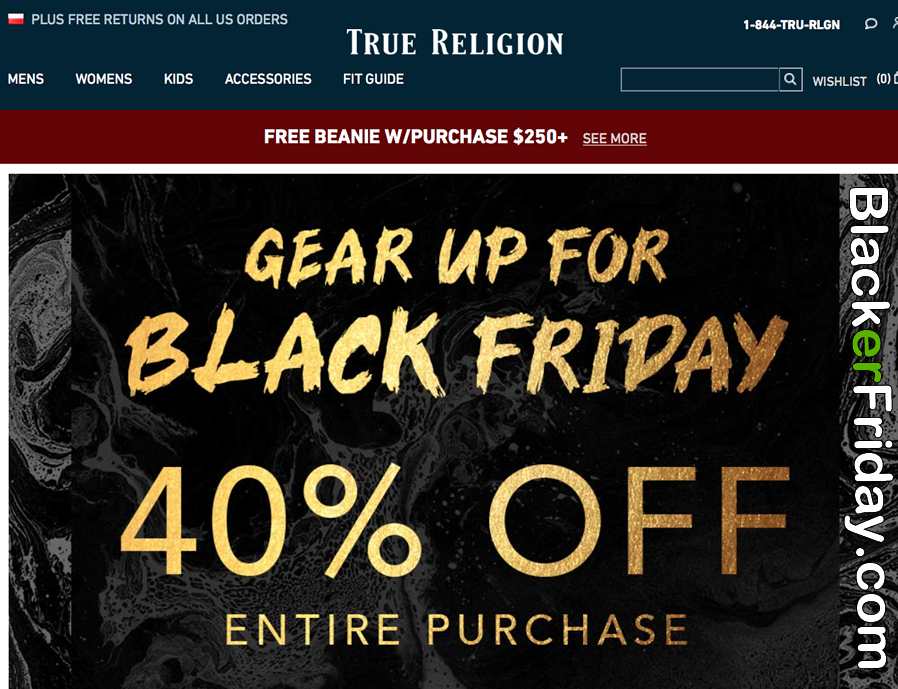true religion black friday promo code