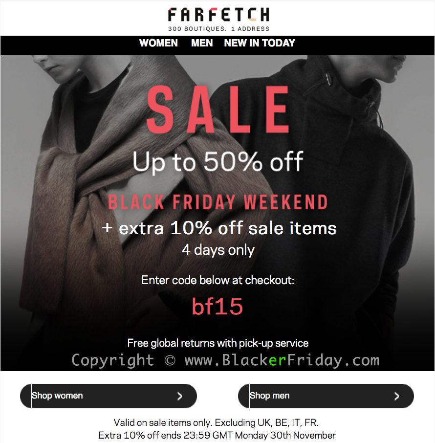 Farfetch Black Friday 2021 Sale - What to Expect - Blacker Friday