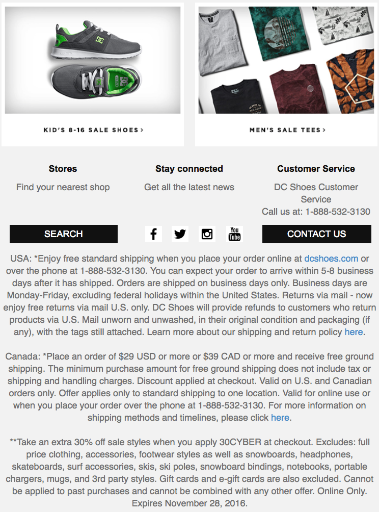 DC Shoes Cyber Monday 2020 Sale - What 