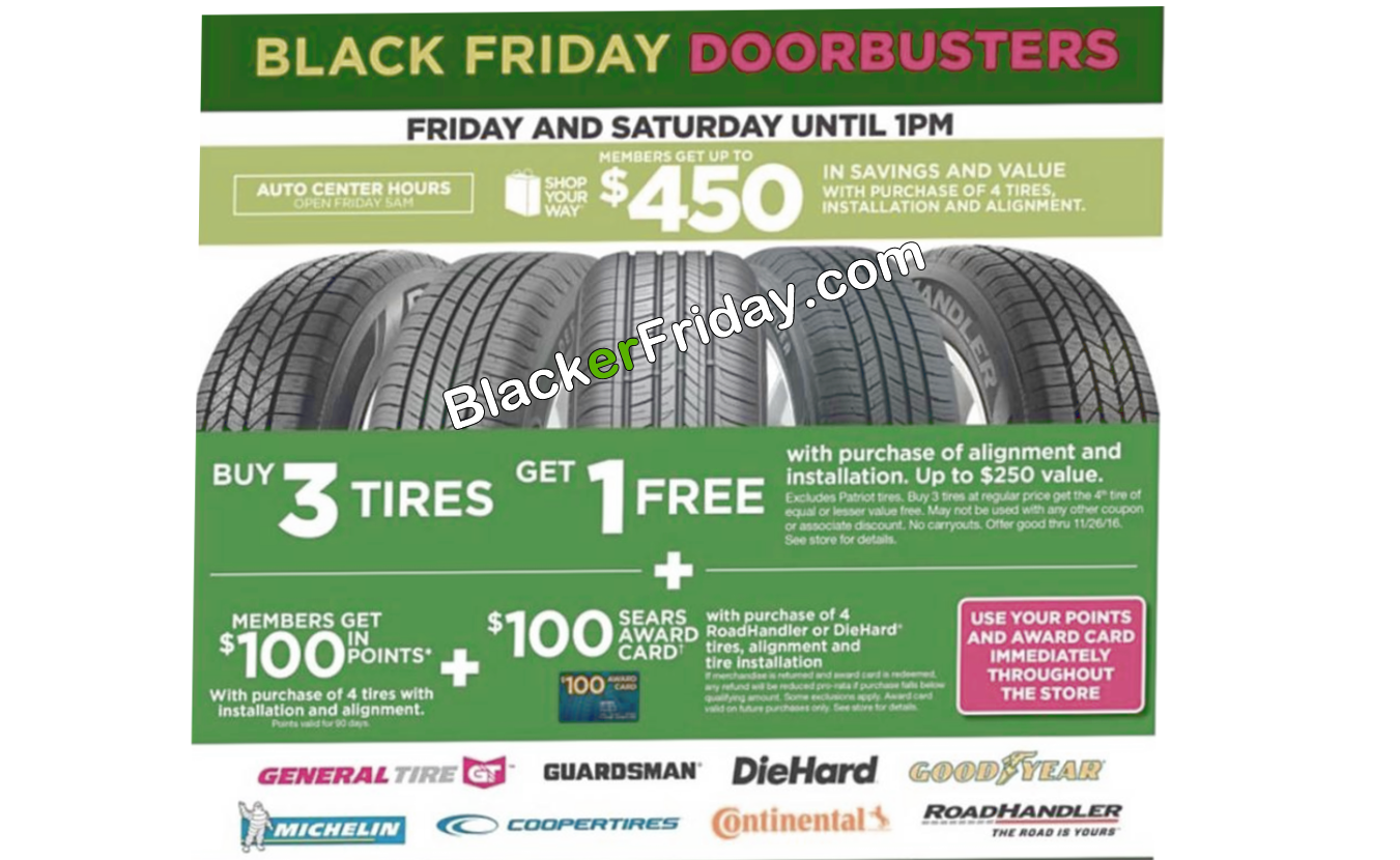 Walmart Black Friday Sale Ad 2018 Tires
