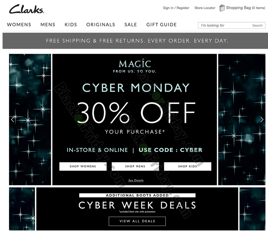 clarks shoes cyber monday sale