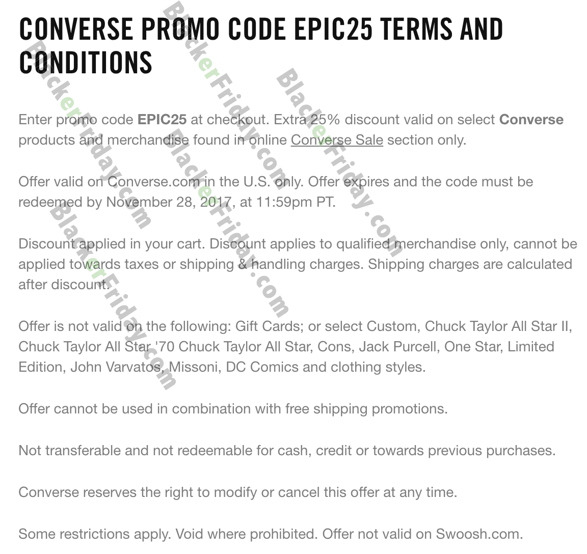 converse promo code 2015