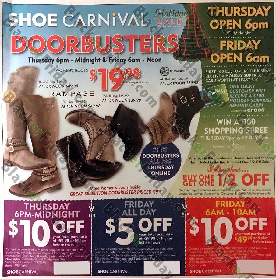 shoe carnival boots black friday