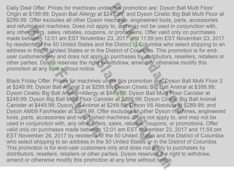 Dyson Black Friday 2018 Sale & Deals - Blacker Friday