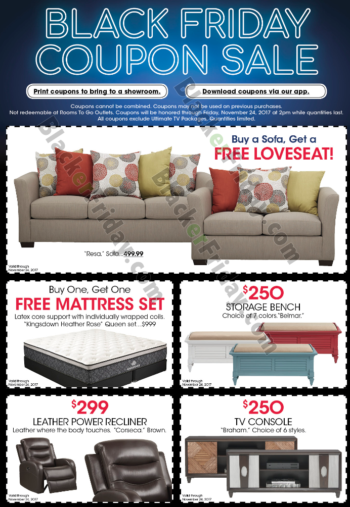 Rooms To Go Black Friday 2019 Sale Ad Deals Blacker Friday
