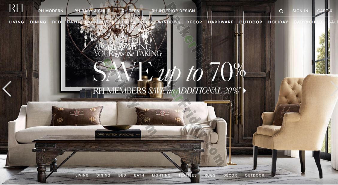  Restoration  Hardware  After Christmas  Sale  2019 Blacker 