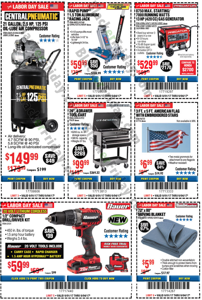 Harbor Freight Tools Labor Day Sale 2021 What to Expect Blacker Friday