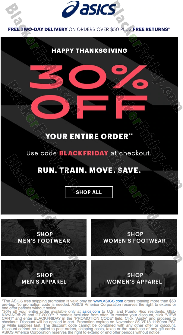 ASICS Black Friday 2021 Sale - What to 