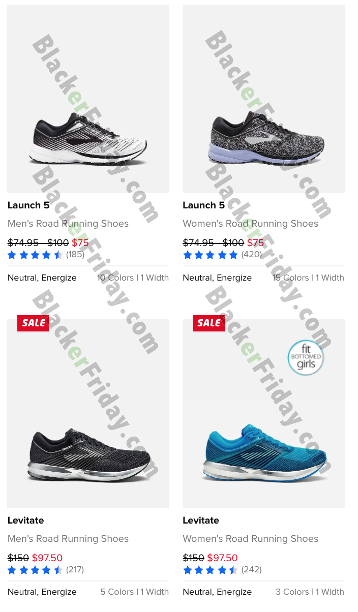black friday deals on brooks running shoes