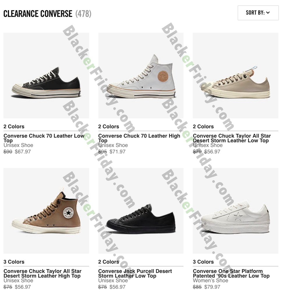 Converse Black Friday 2020 Sale - What To Expect - Blacker Friday