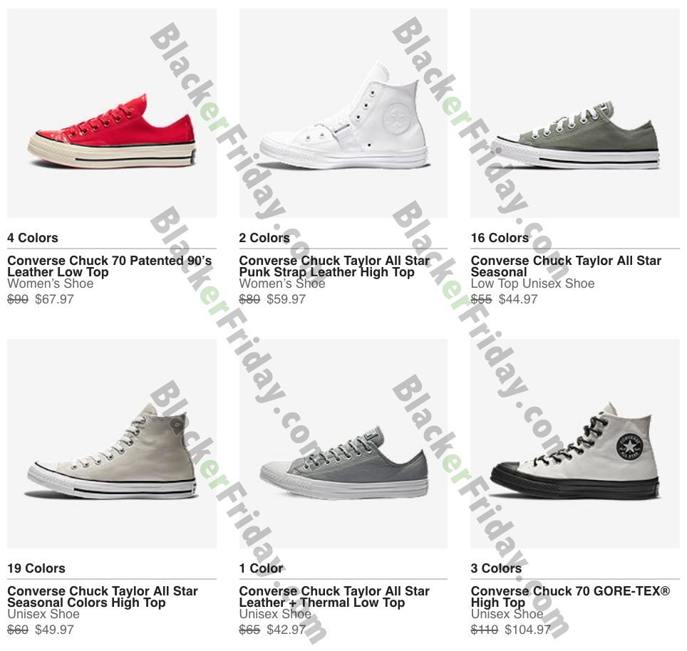 all star converse price on black friday