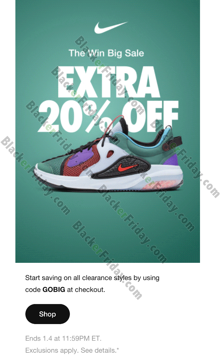 nike extra 2 off sale