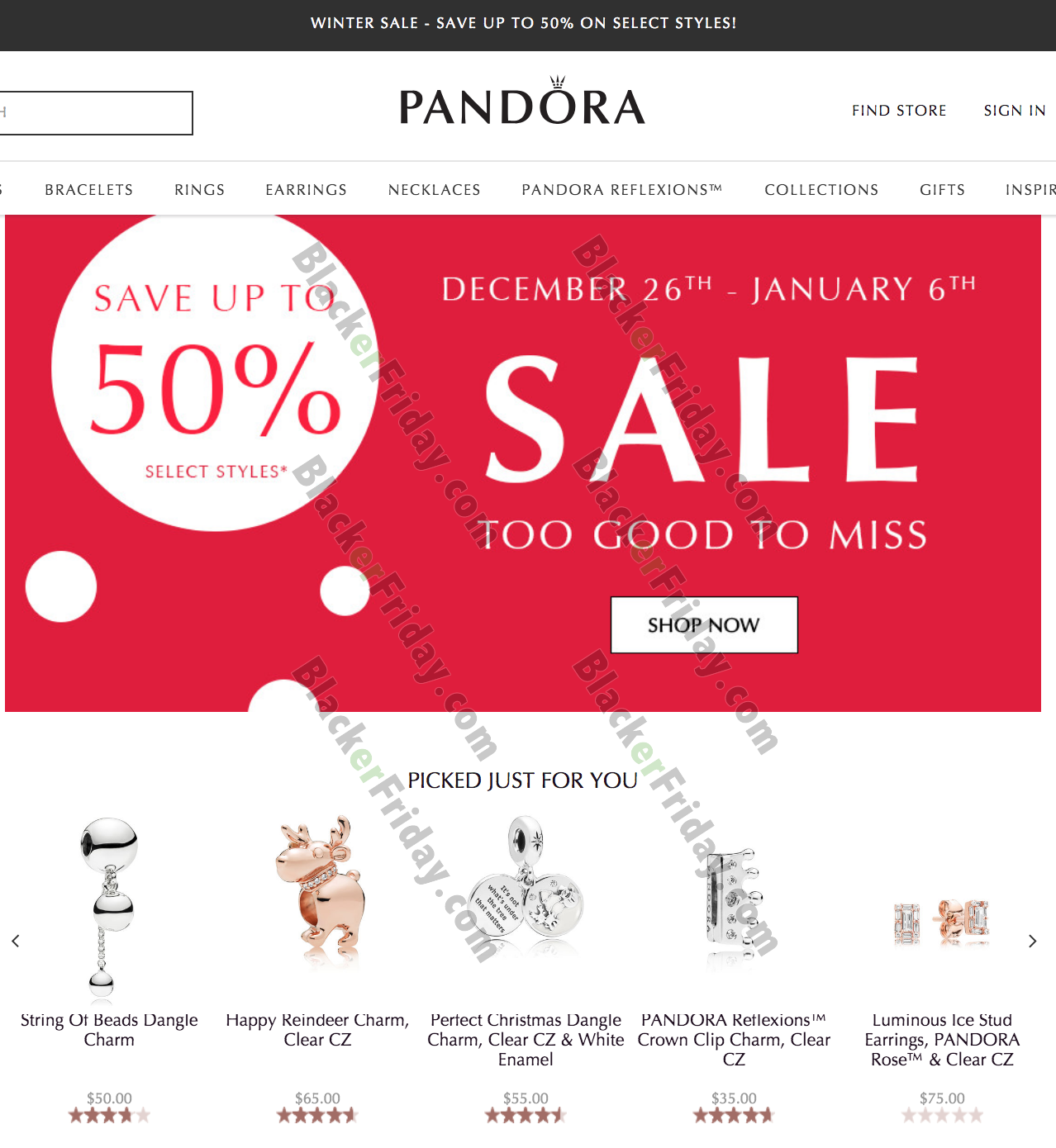 Pandora After Christmas Sale 2022 - What to Expect Blacker Friday