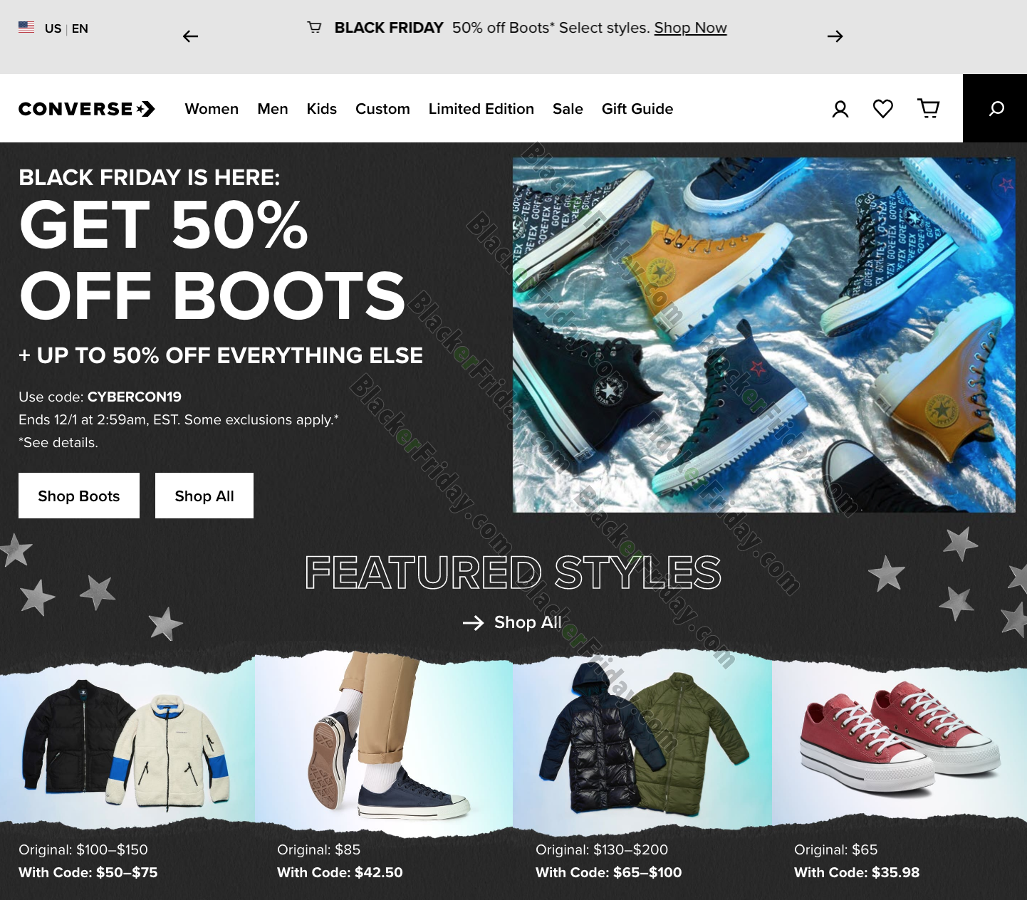Converse Black Friday 2021 Sale - What 