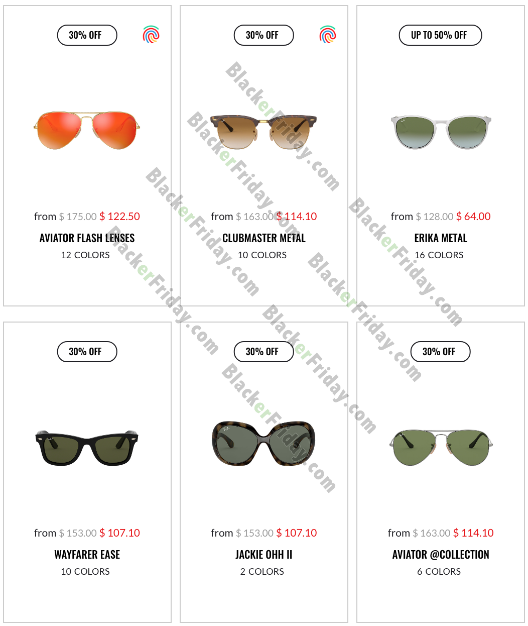 ray ban sunglasses black friday sale
