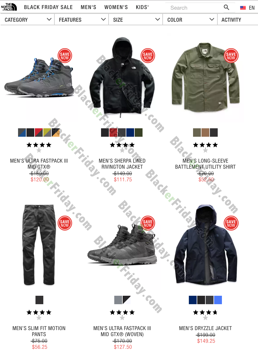 north face black friday sale 2018