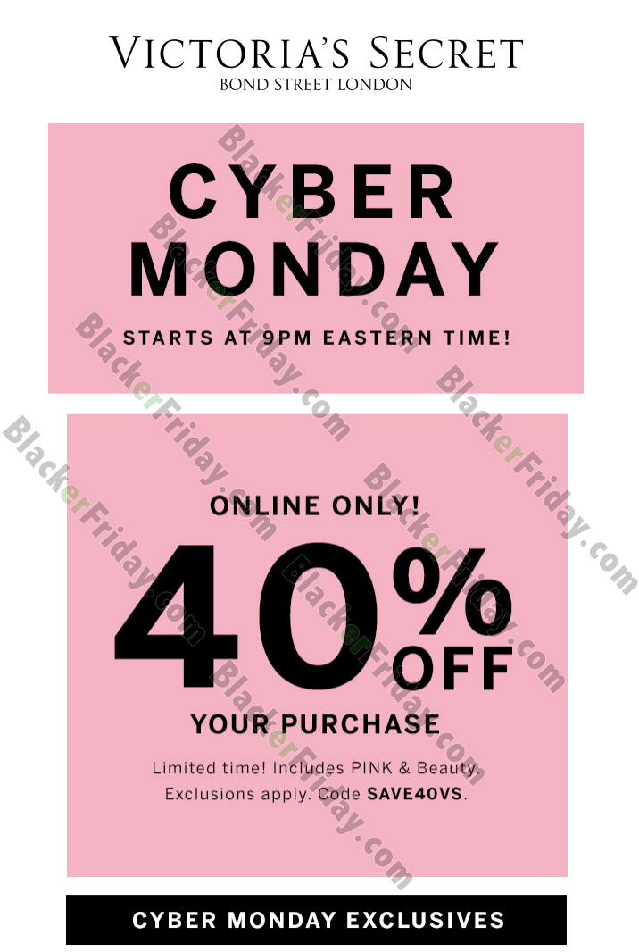 Victoria's Secret Cyber Monday Sale 2021 What to Expect Blacker Friday