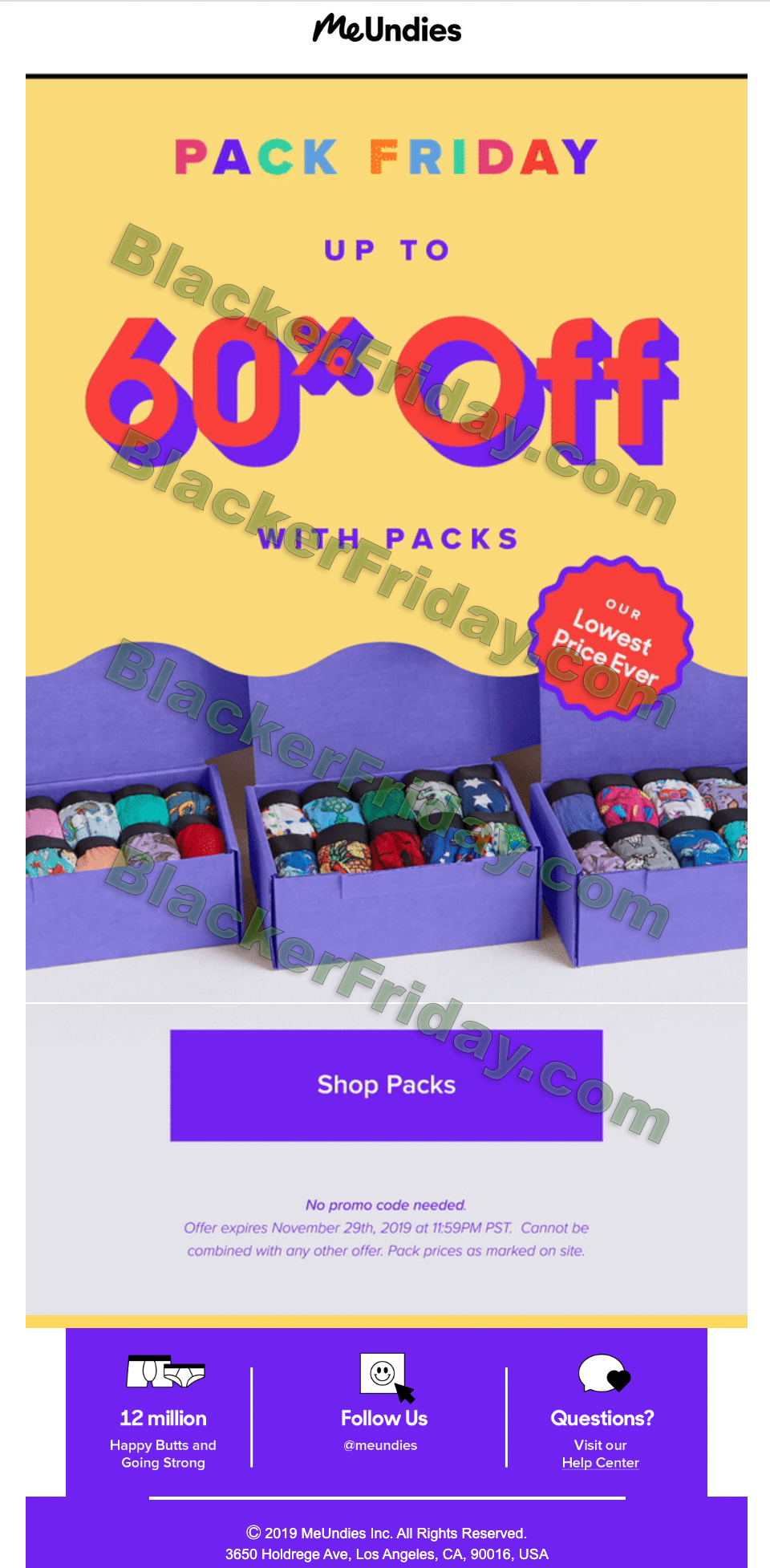 MeUndies Black Friday Deal: Up to 66% Off on Mystery Packs - Lowest Price  Ever! - Hello Subscription