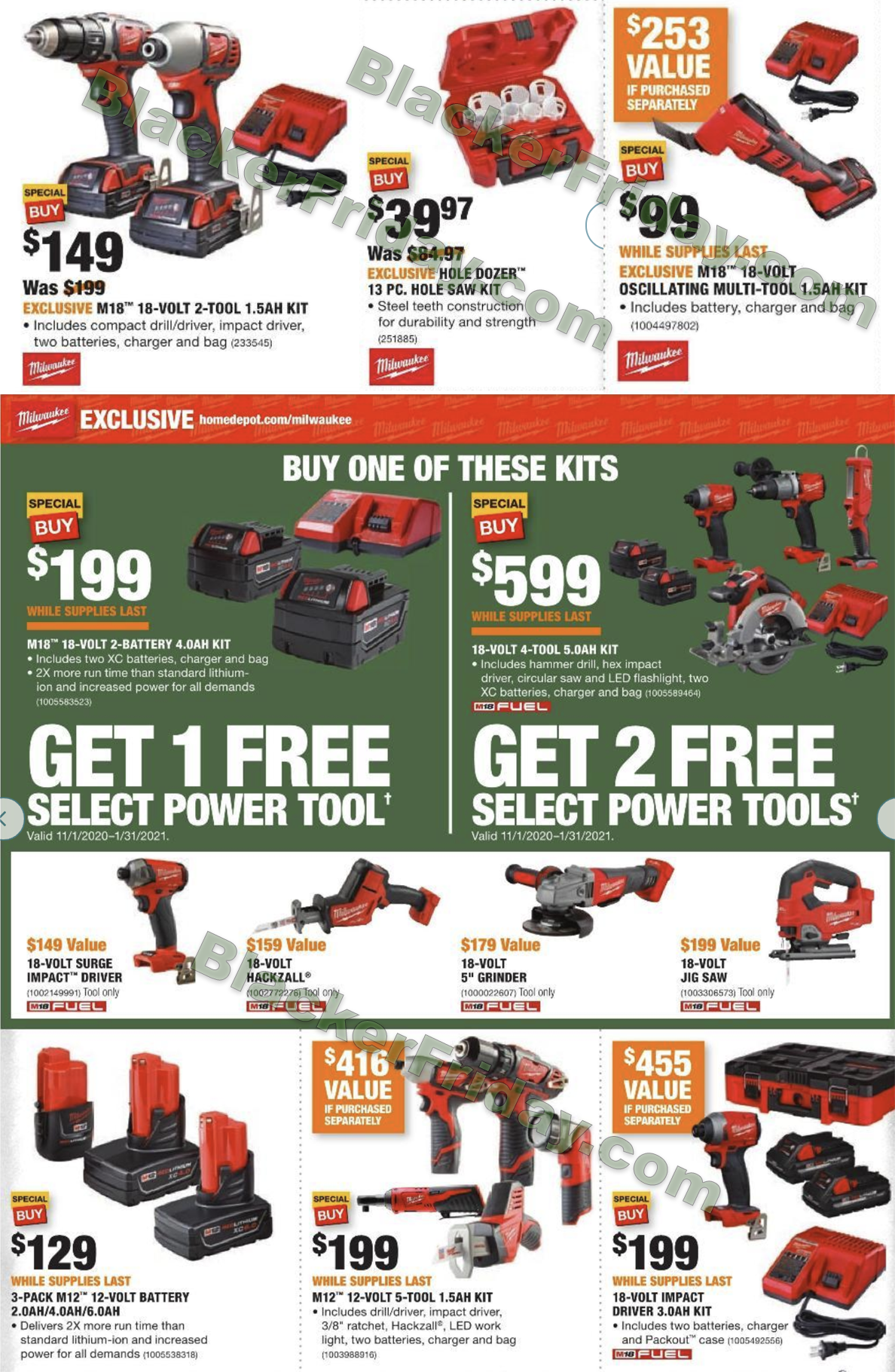 Milwaukee Tools Black Friday 2021 Sale & Deals - Blacker Friday