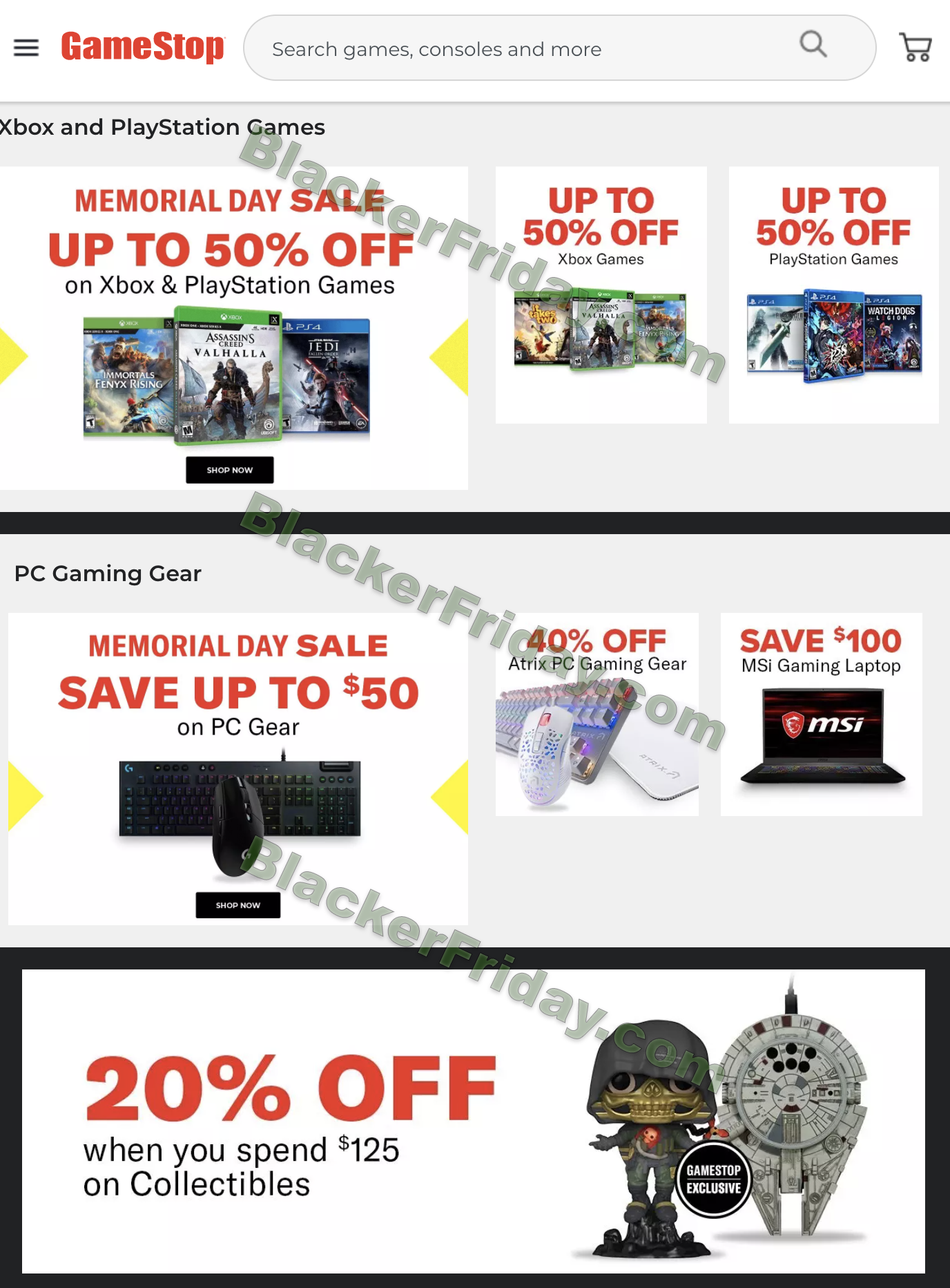GameStop Memorial Day 2022 Sale What to Expect Blacker Friday