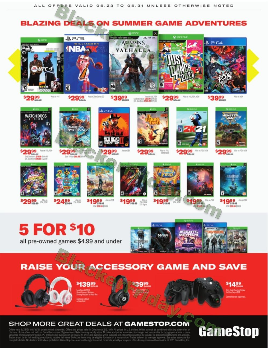 GameStop Memorial Day 2022 Sale - What to Expect - Blacker Friday